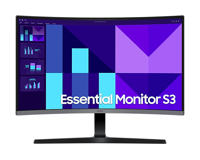 Samsung 27" FHD Curved Monitor – 100Hz, 4ms, Immersive Display